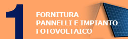 Fornitura pannelli e impianto fotovoltaico