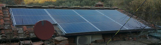 Impianto fotovoltaico a Bagno a Ripoli - Firenze - Toscana - <br>Potenza: 2,4kW - Tipo Impianto: Integrato