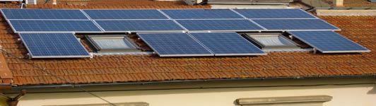Impianto fotovoltaico a Firenze - Firenze - Toscana - <br>Potenza: 2,8kW - Tipo Impianto: Semi-Integrato